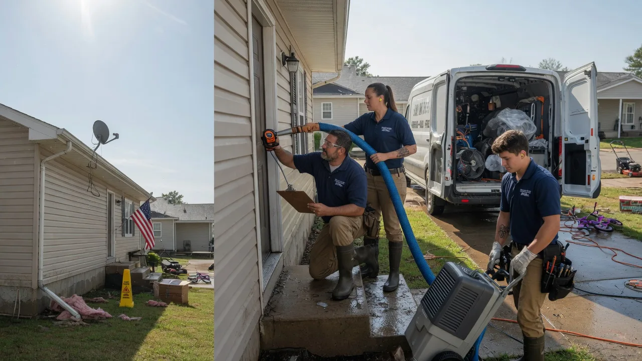 Ceiling Water Damage Restoration in Sibley, IA near me